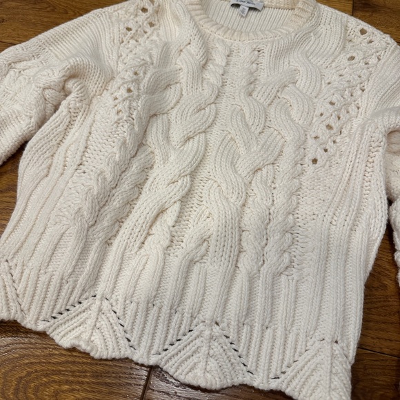 & Other Stories Ivory Cable Knit Sweater - Picture 3 of 11